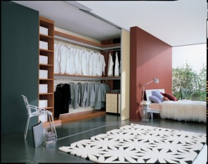 Cabina armadio con porte scorrevoli