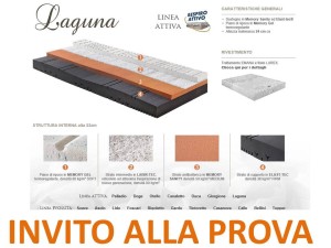 materasso laguna con memeory gel Sogno Veneto