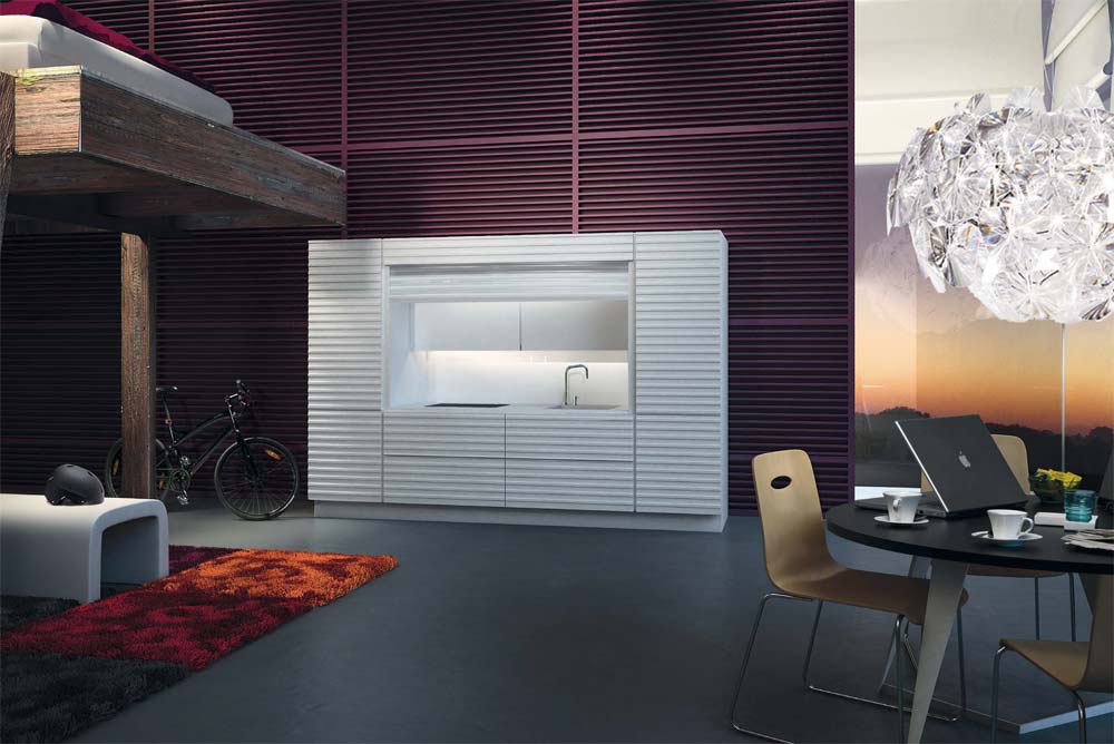 ecocompatta VENETA CUCINE COLORE BIANCO