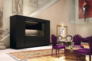 Ecocompatta Veneta cucine colore nero