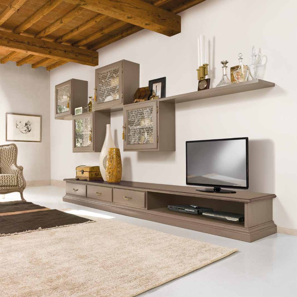 Soggiorno classico Tonin Casa modello Annabet soggiorno componibile classico finitura glamour TONIN CASA