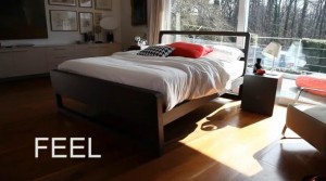 letto contenitore sollevato da terra
