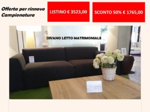 divano letto Milano bedding offerta outlet