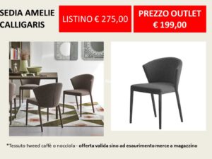 sedia amelie calligaris outlet