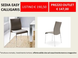 sedia easy calligaris outlet