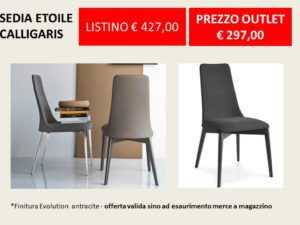 sedia etoile calligaris outlet