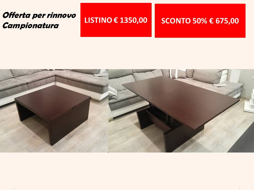 tavolino su e giu offerta