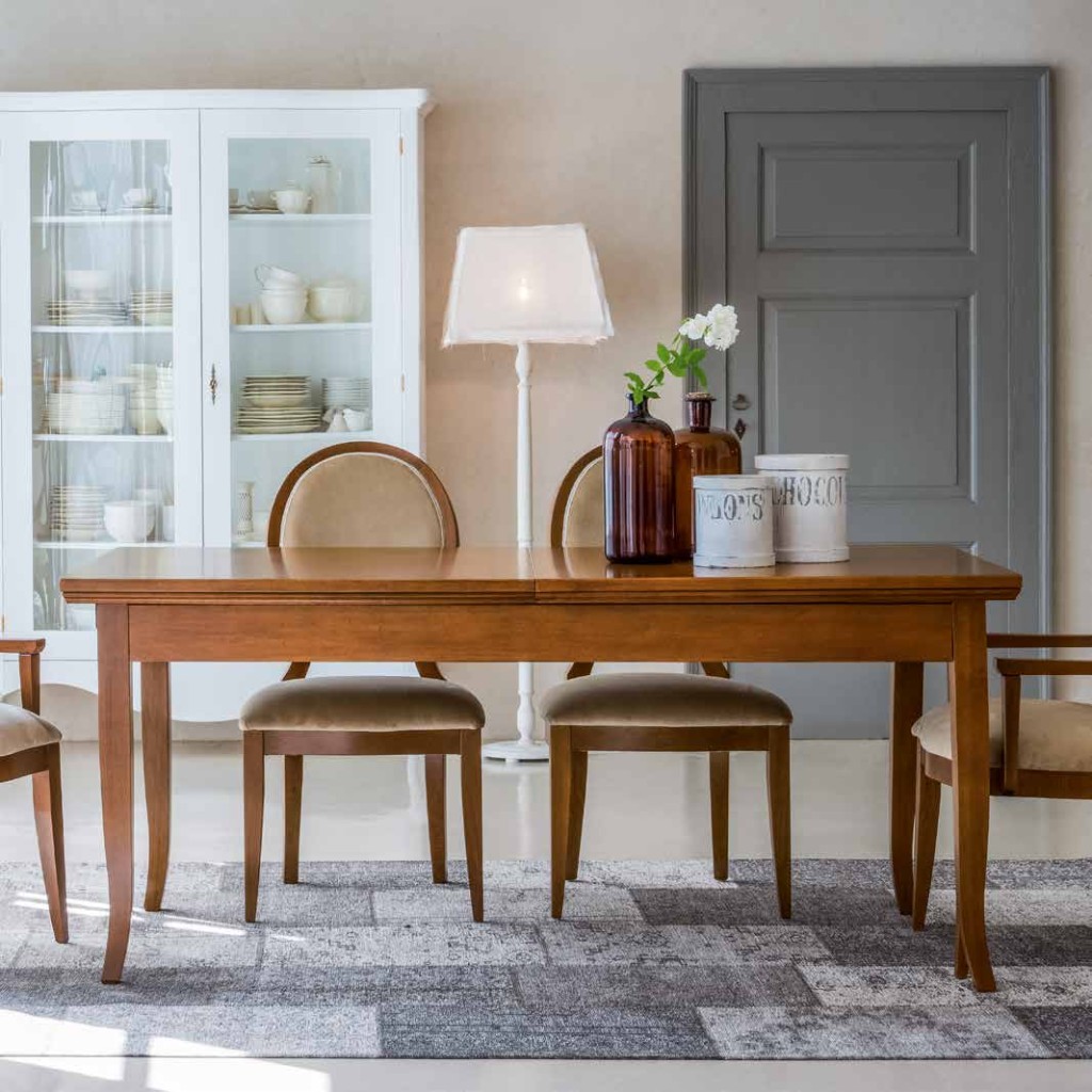 Tavolo Amedeo di Tonin casa, stile classico, allungabile Tavolo linea classica