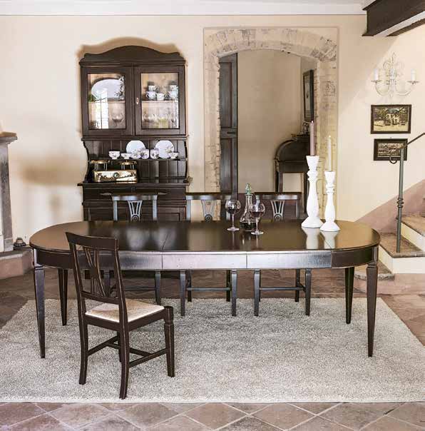 Tavolo classico modello Giorgione di Tonin Casa Tavolo classico ovale Tonin Casa