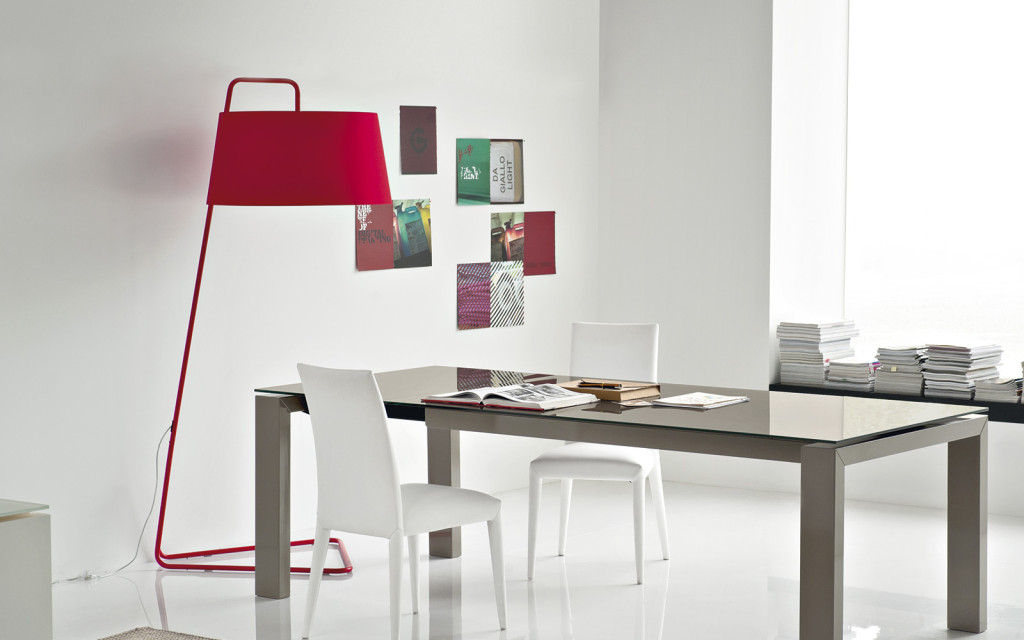 Lampada Sextans Calligaris rossa