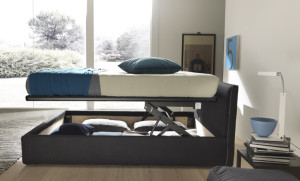 Letto contenitore modello Metropolitan