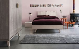 letto e armadio a doghe legno massello