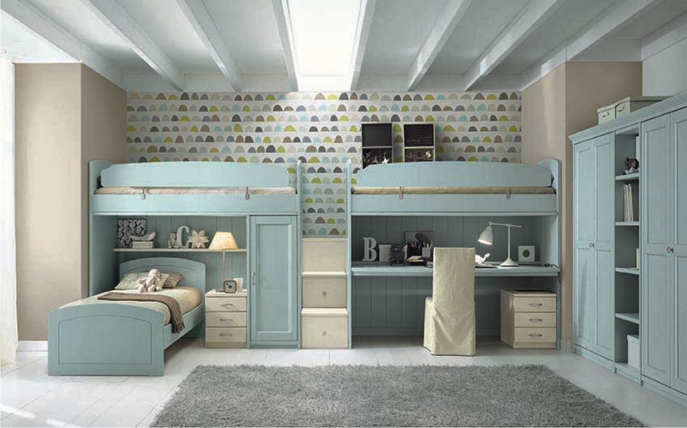 letto doppio a castello
