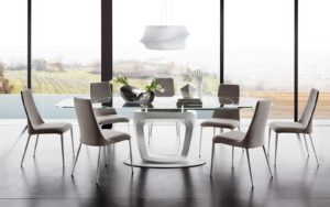tavolo orbital calligaris in vetro
