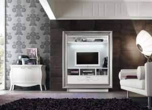 porta tv con swarovski