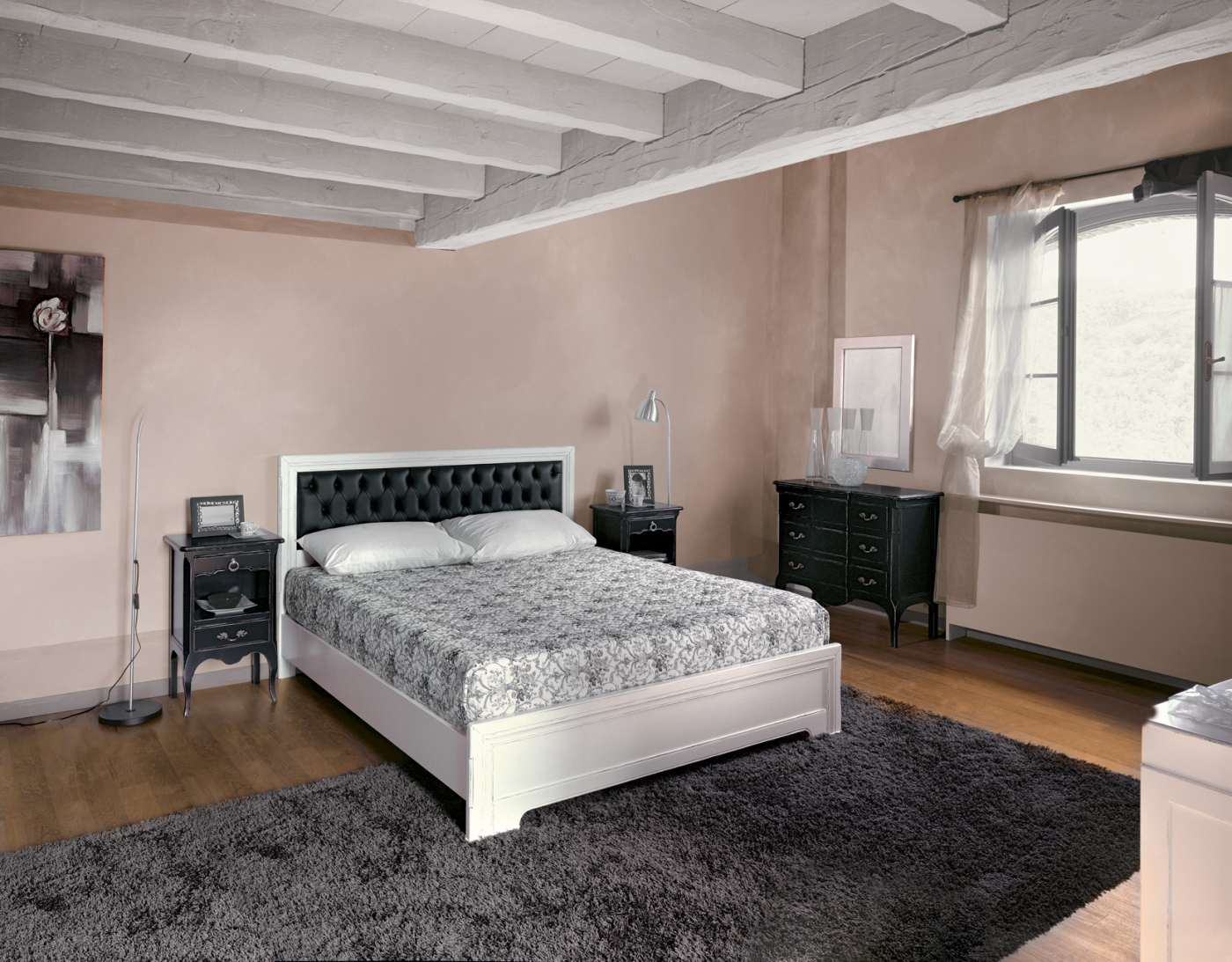 Letto matrimoniale in stile classico modello Desiree di Tonin Casa Letto matrimoniale modello Desiree, Tonin Casa