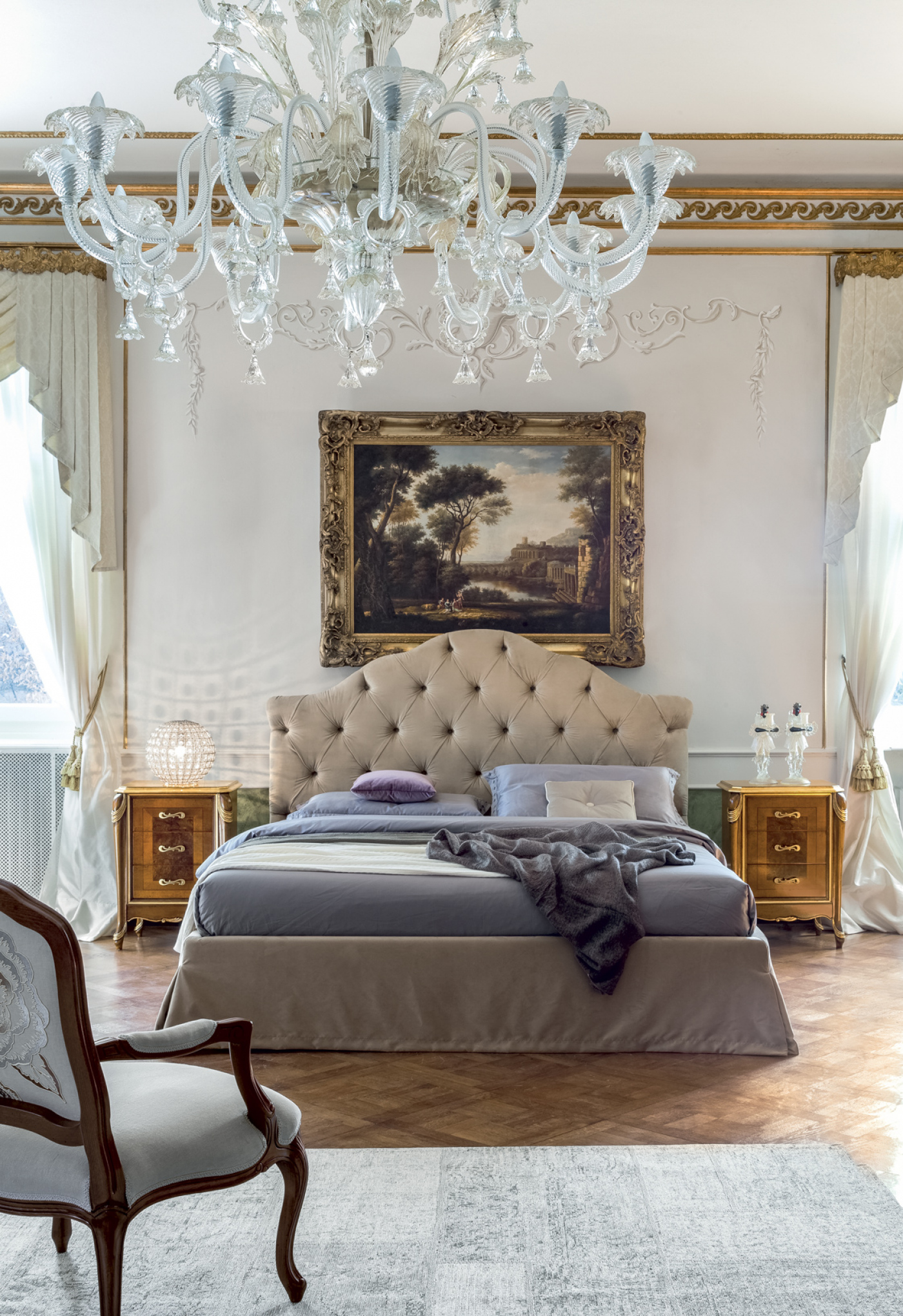 Letto in stile classico modello Gioiosa di Tonin Casa Letto matrimoniale Gioiosa, Tonin Casa