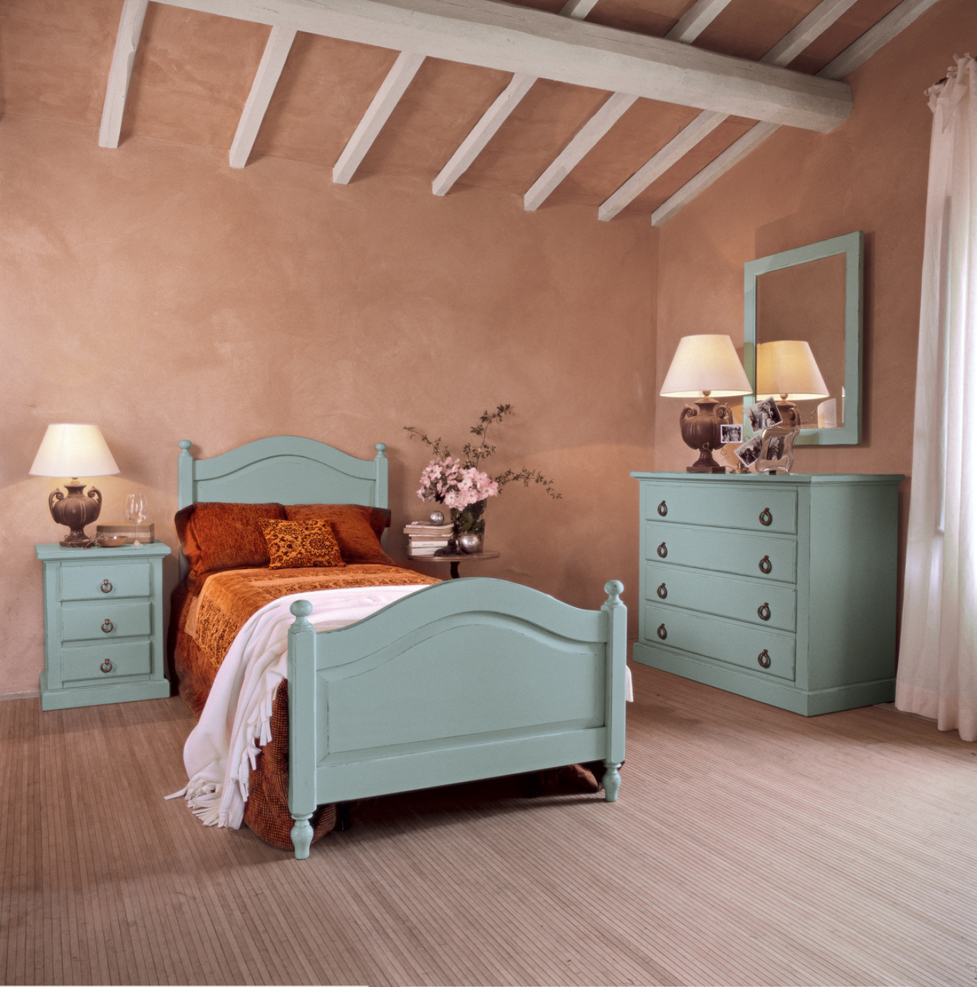 Letto singolo modello Milo di Tonin Casa Letto Milo, Tonin Casa