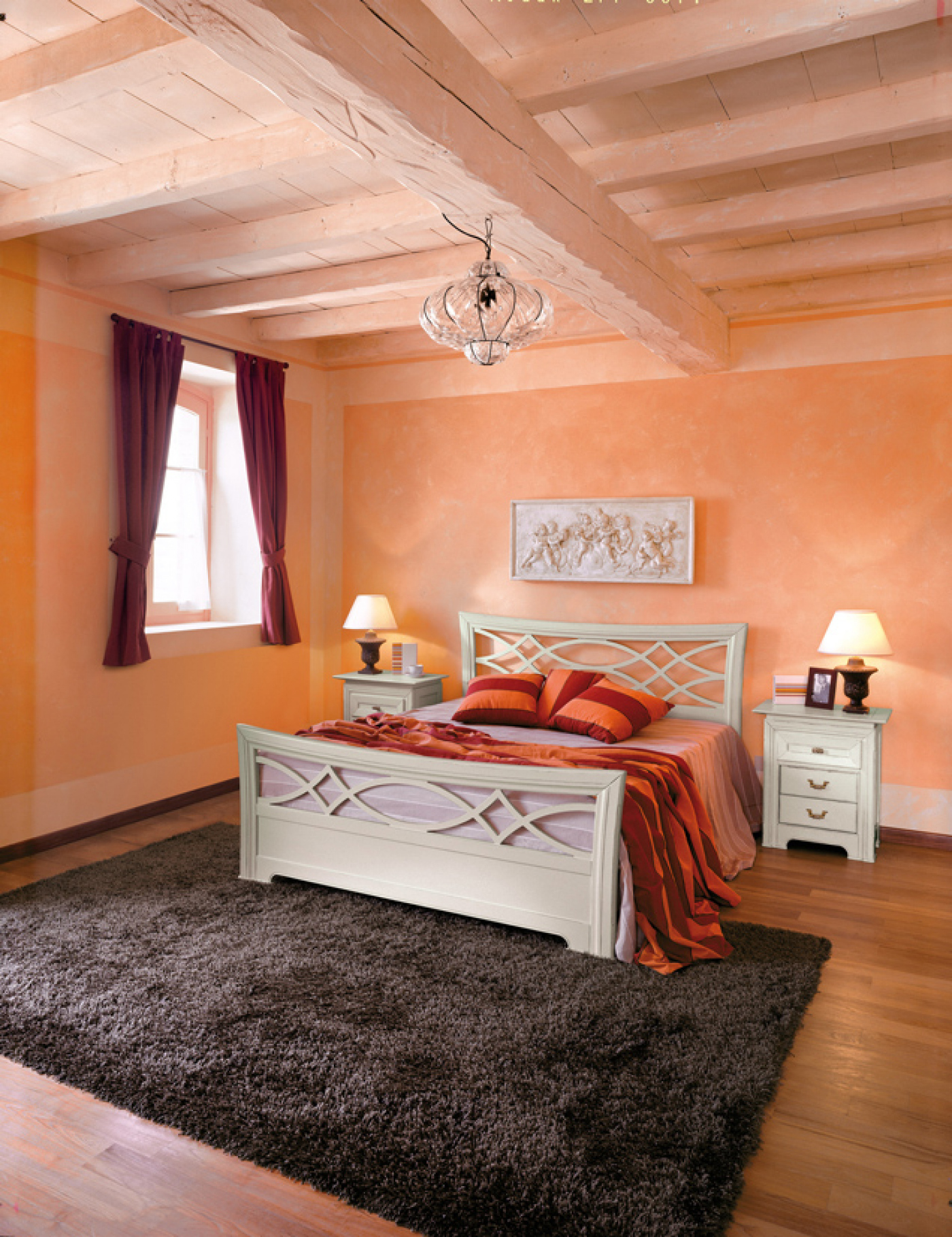 Letto matrimoniale in stile classico di Tonin Casa, modello Natalia Letto matrimoniale Natalia, Tonin Casa