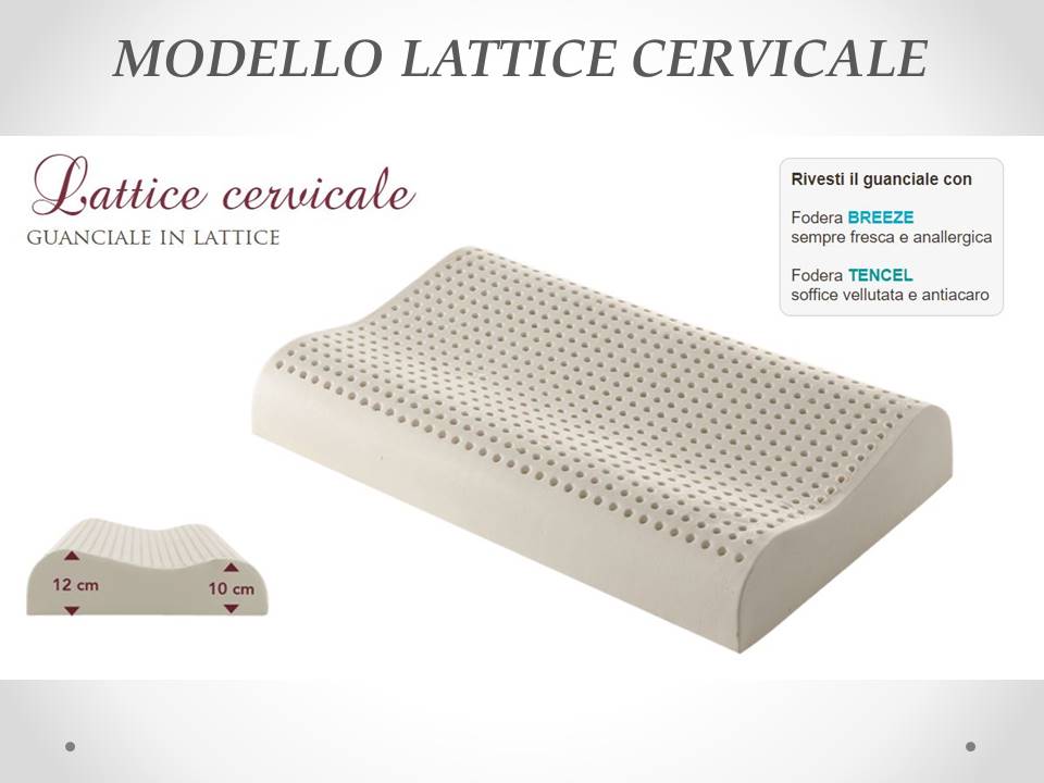 guanciale lattice cervicale Sogno Veneto