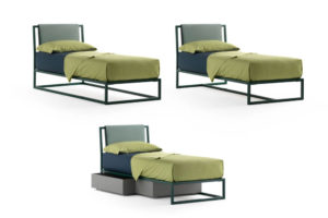 letto in ferro colorato per cameretta