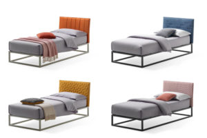 letto industrial style singolo