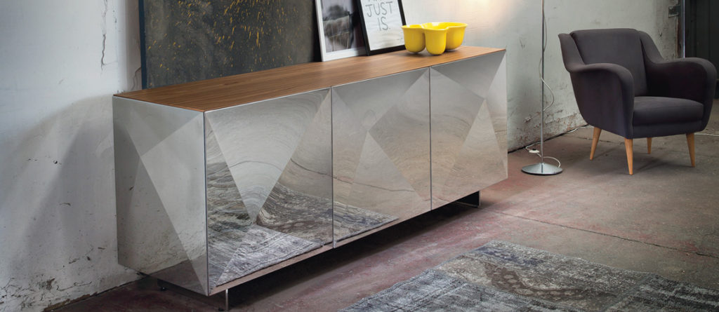 riflessi credenza cubric 3 ante 