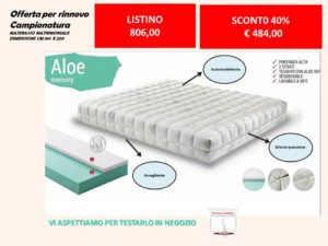MATERASSO ALOE OUTLET