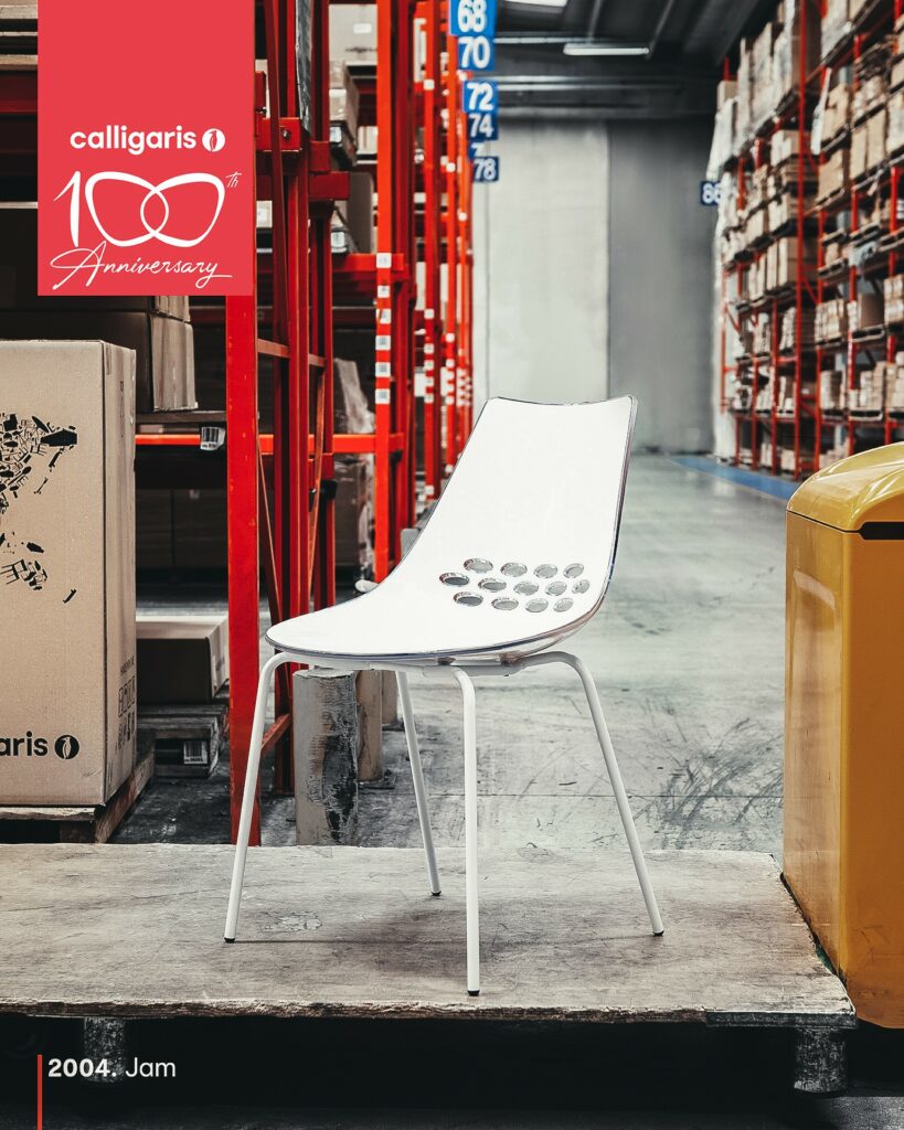 sedia jam calligaris 100 anni Calligaris, Le sedie iconiche