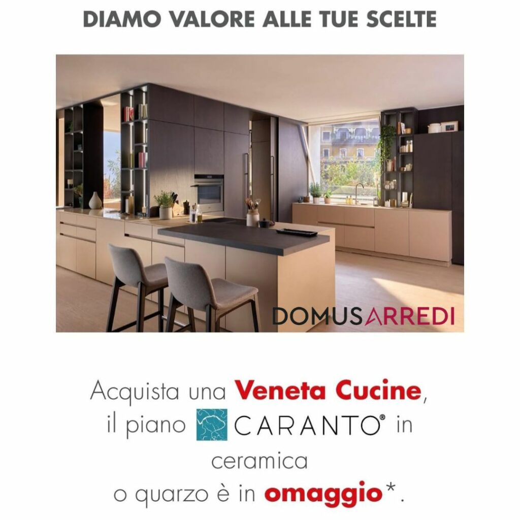 VENETA CUCINE TI REGALA IL TOP IN CERAMICA O QUARZO 