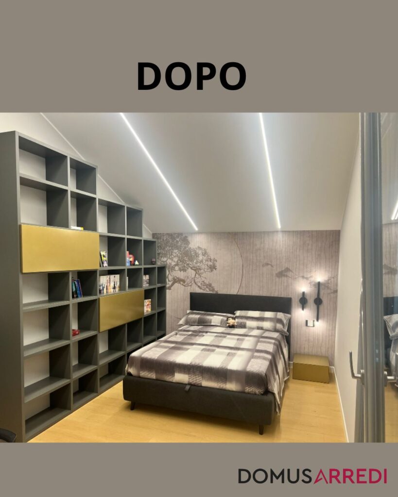 Progettato e Montato: Mansarda arredo cameretta